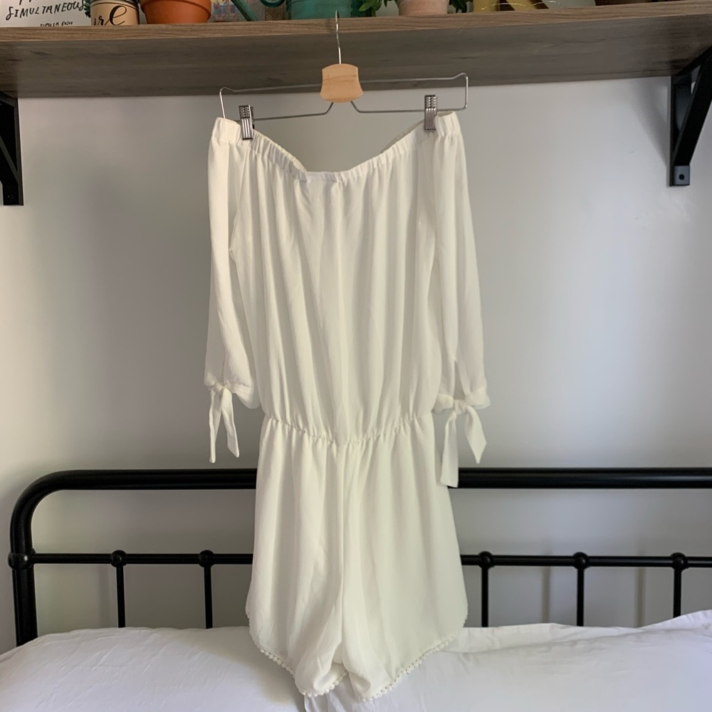 Dressy White Romper